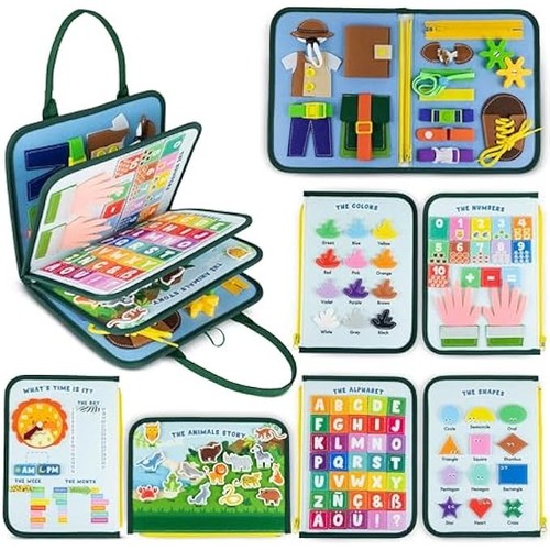 Bonnyco montessori busy board - montessori,