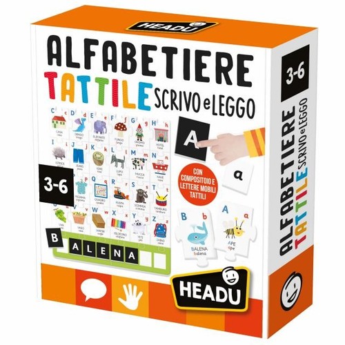 Alfabetiere tattile scrivo - scrivo, e