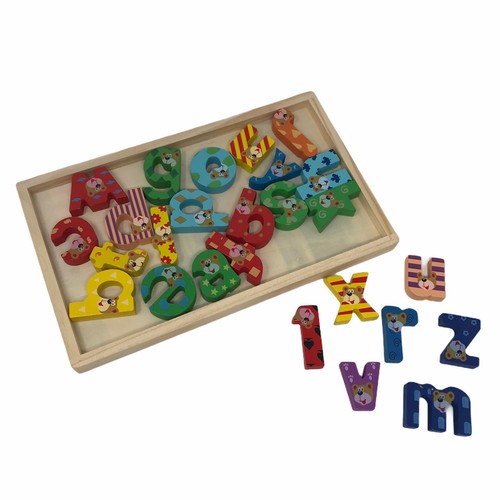 Lettere legno gioco - lettere, in